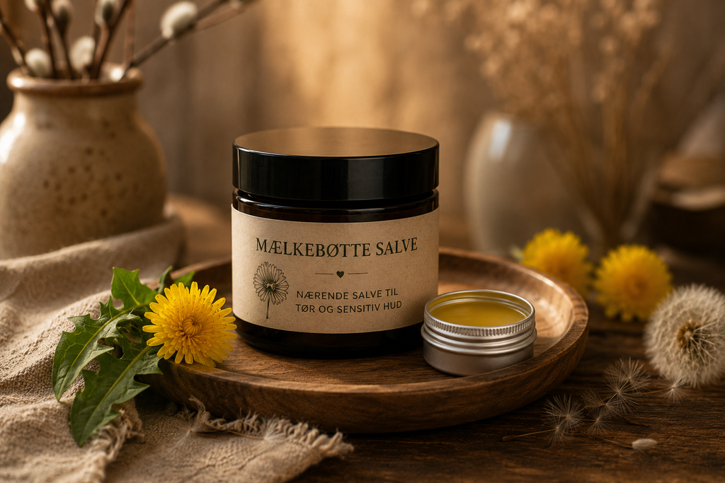 Mælkebøttesalve - Naturlig hudpleje