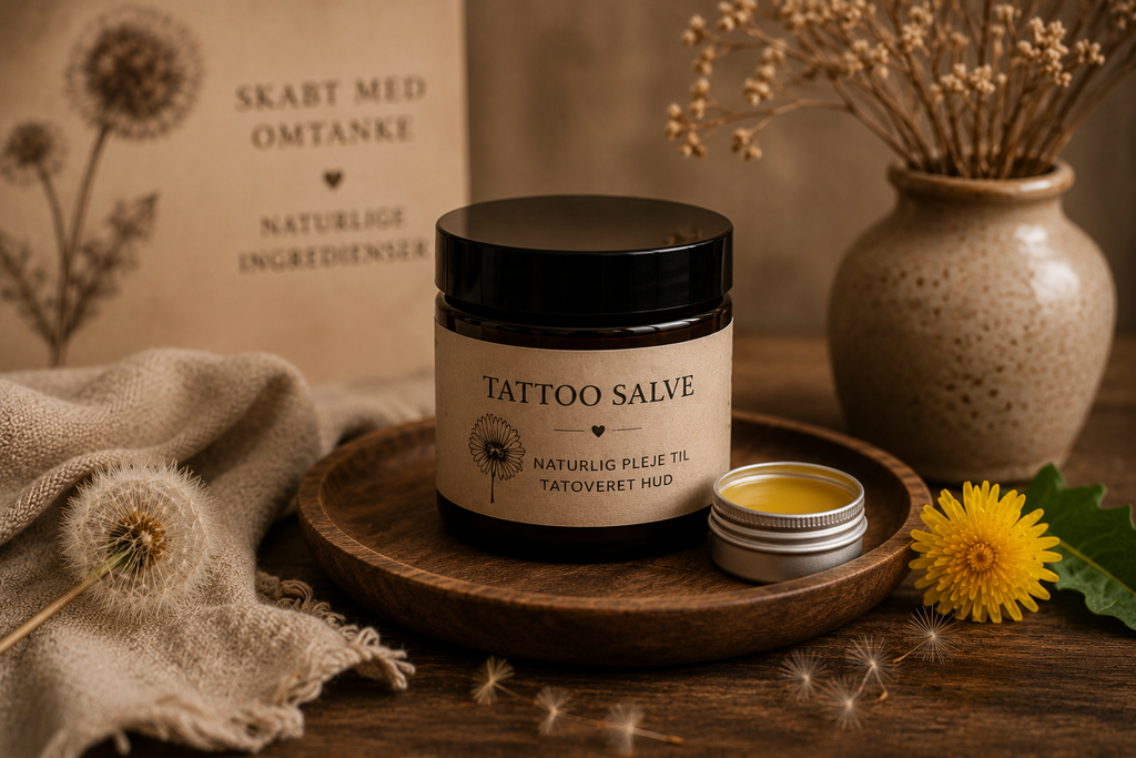 Tattoo salve - naturlig pleje til tatoveret hud