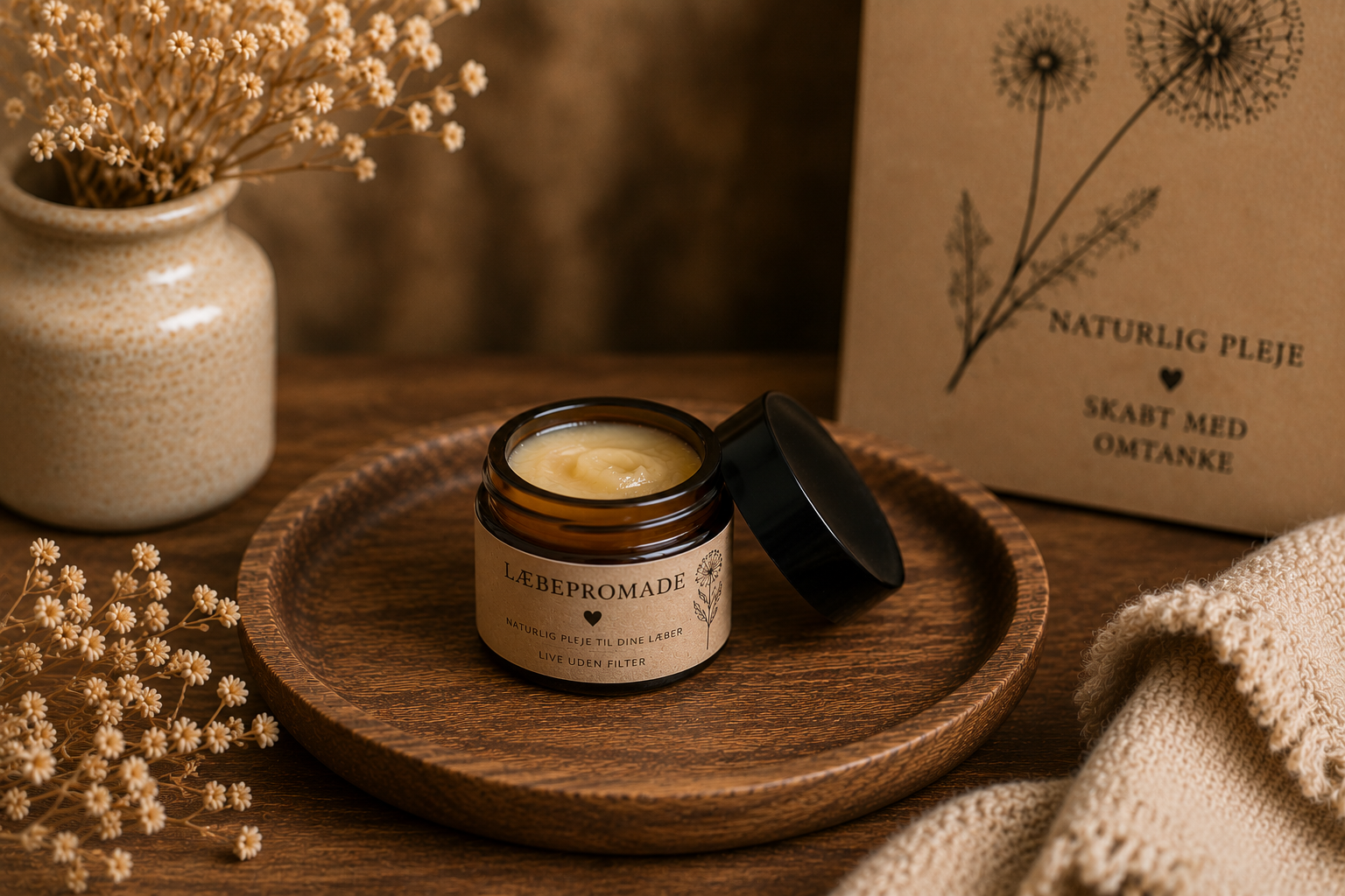 🌿Mælkebøtte Læbepomade